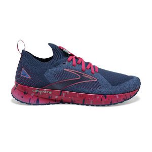 Brooks Levitate StealthFit 5 Road Running Shoes - Womens, Blue/Red | IE-ASG483072